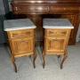 Pair Of French Walnut Bedside Cabinets 