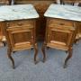 Pair Of Oak French Bedside Cabinets 