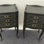 Pair Of Painted French Bedside Cabinets 