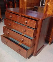 Victorian Mahogany Chest Of Drawers