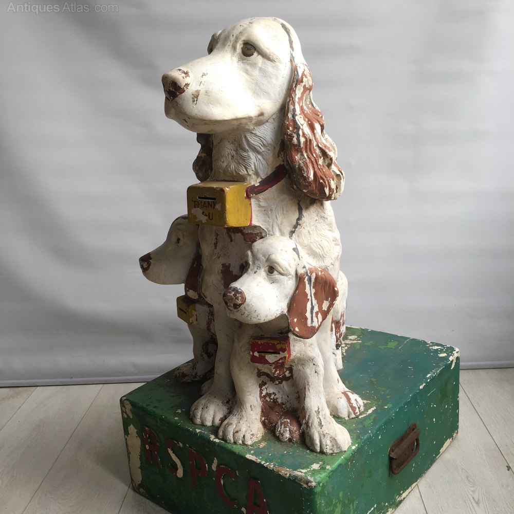Antiques Atlas RSPCA Charity Dog Collection Money Box