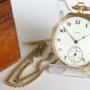 1919 Elgin pocket watch and chain