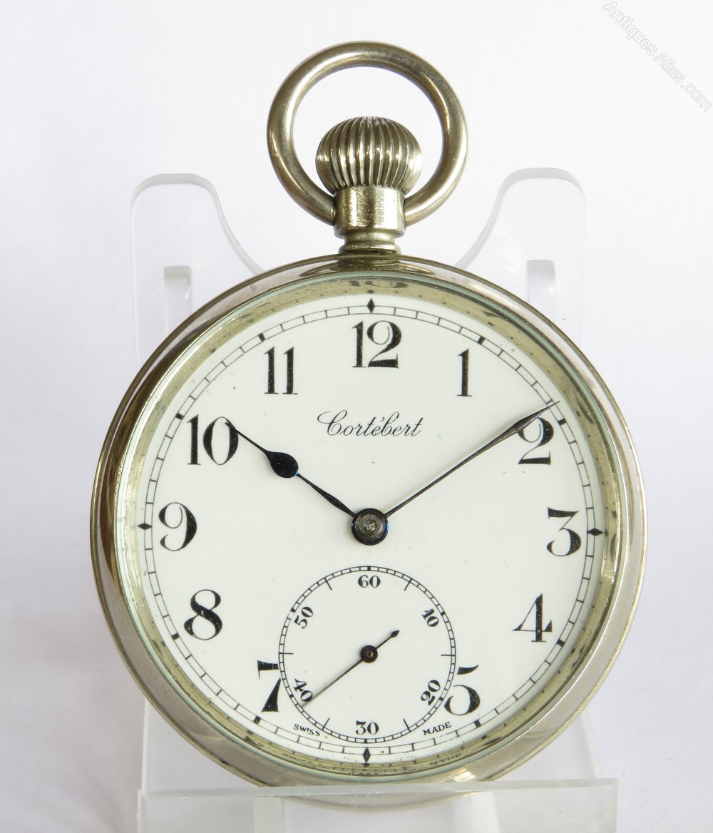 Antiques Atlas 1930s Cortebert Pocket Watch as170a10806