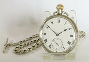 1930s Doxa Pocket Watch And Chain
