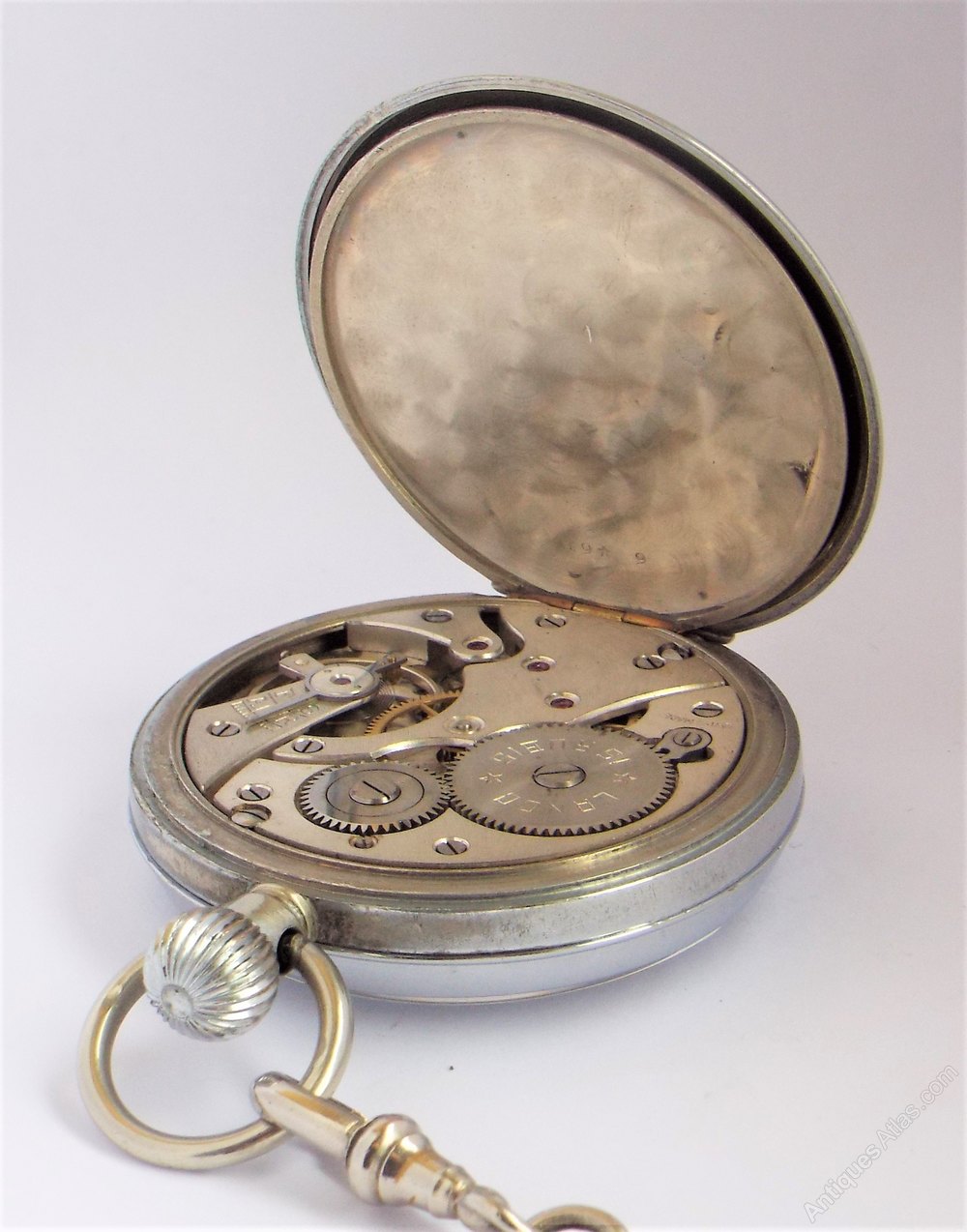 Antiques Atlas 1930s Lanco Pocket Watch And Chain.