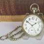 1930s Satisfaction pocket watch and chain
