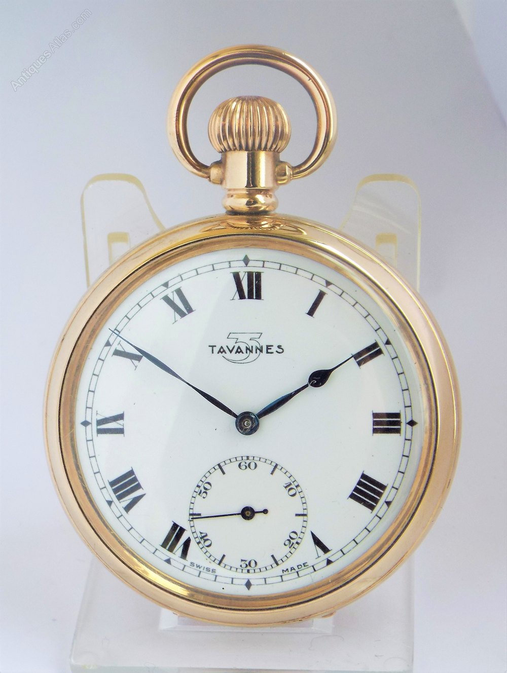 Antiques Atlas 1930s Tavannes 3 Pocket Watch.