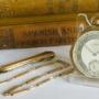 1930s Tavannes Crest pocket watch and chain