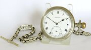 1930s Vertex Pocket Watch And Chain