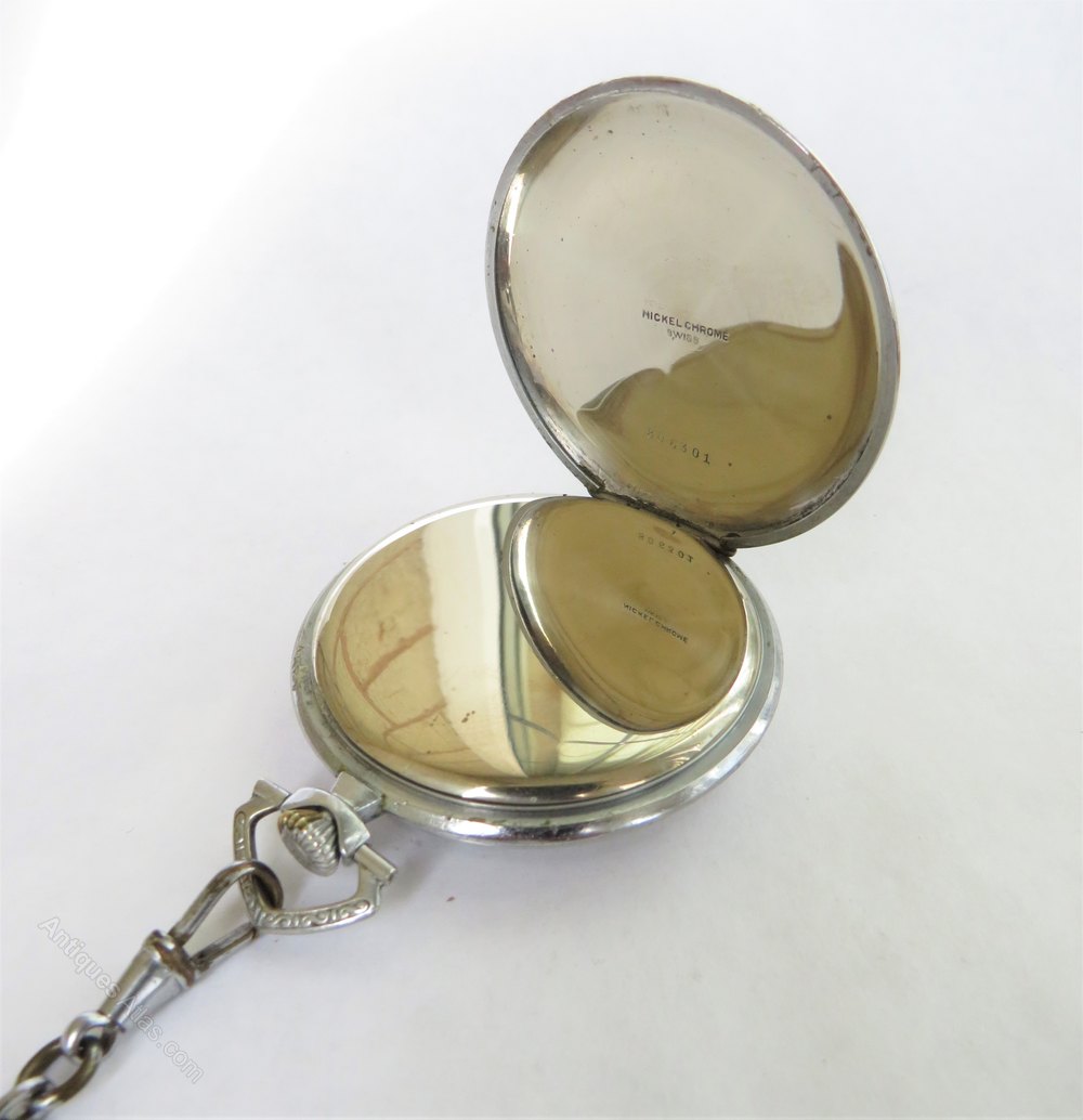 Antiques Atlas 1930s Zeno Pocket Watch And Chain