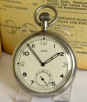 1940s Doxa Military GSTP Pocket Watch