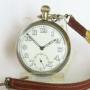 1940s Unitas pocket watch and albert