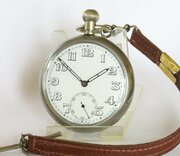 1940s Unitas Pocket Watch And Albert