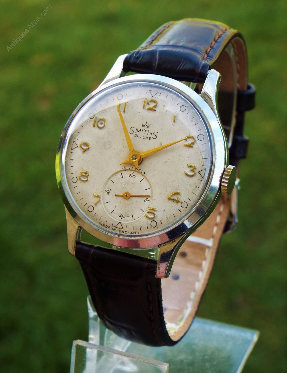 Antiques Atlas 1950s Smiths De Luxe Wrist Watch, Made In England