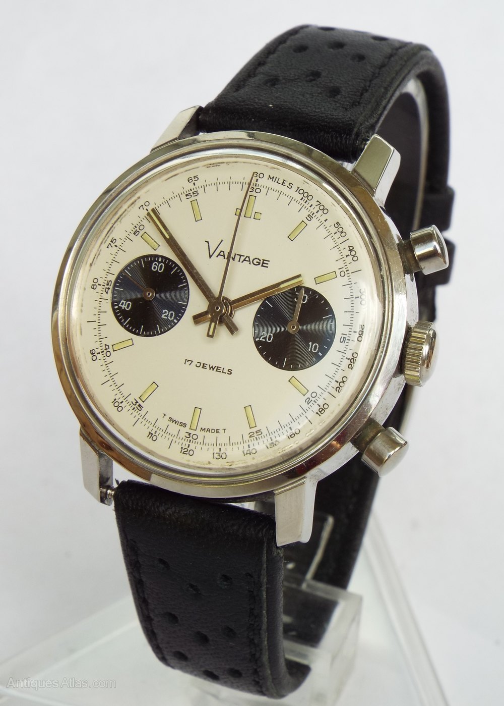 Antiques Atlas 1960s Vantage Panda Dial Chronograph From