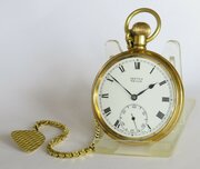 1960s Vertex Revue Pocket Watch And Chain