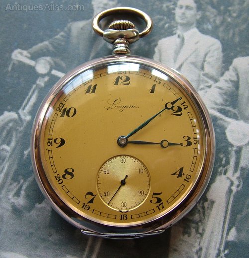 Antiques Atlas A 1950s Longines Pocket Watch