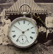 A Lancashire Watch Co Silver Pocket Watch, 1901