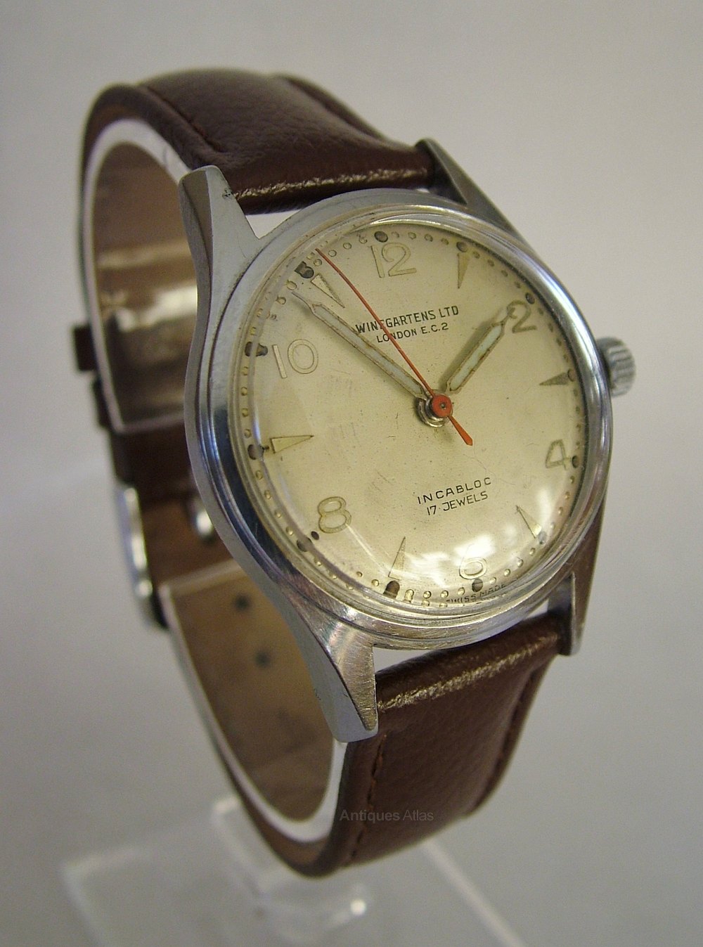 Antiques Atlas - A Gents 1950s Wrist Watch, Winegartens Of London