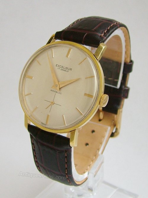 Antiques Atlas A Gents 1960s Excalibur Wrist Watch as170a3605