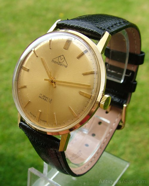 Vintage mondaine watch clearance