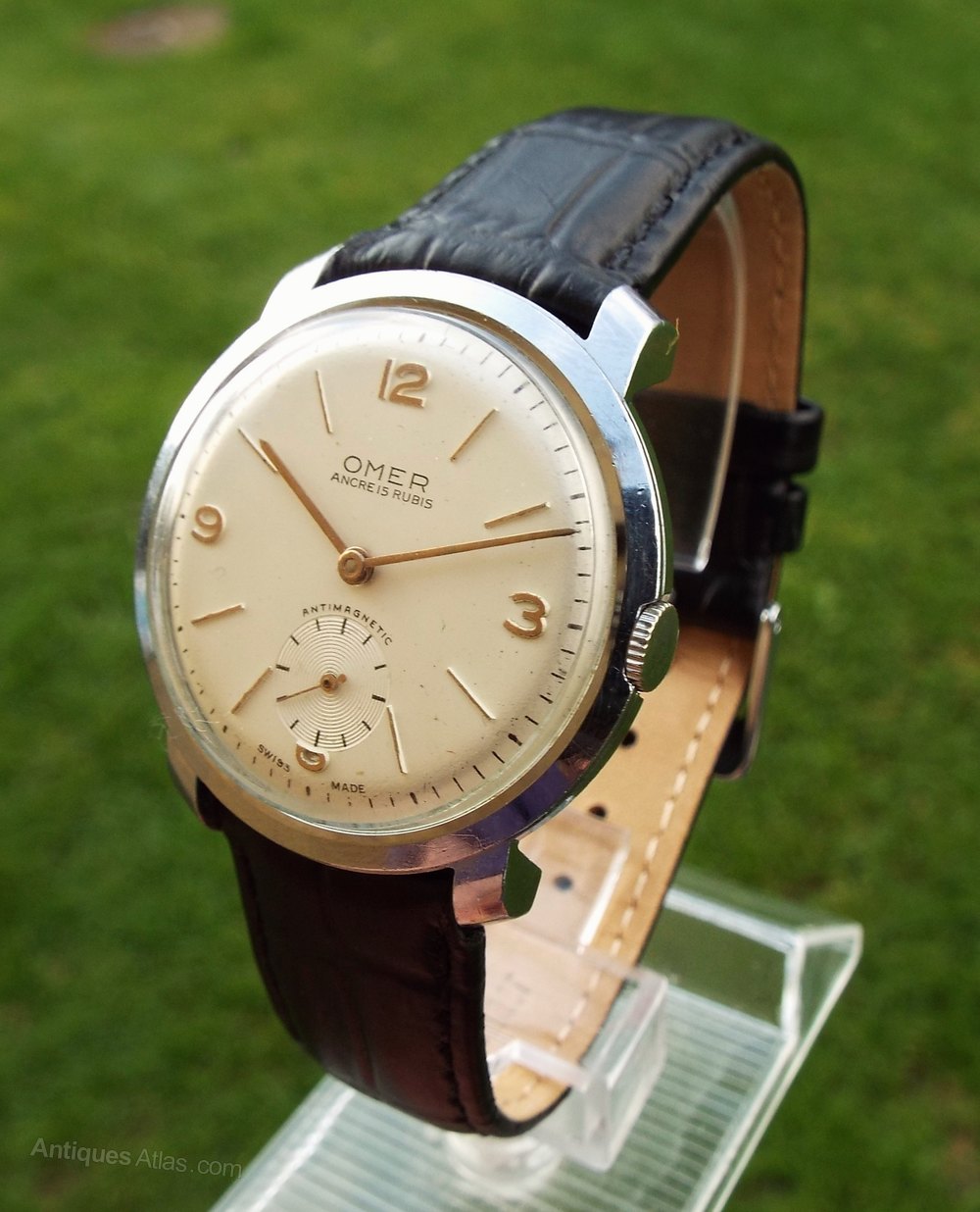 Antiques Atlas - A Gents 1960s Omer Wrist Watch as170a4054