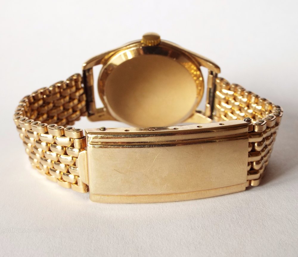 Antiques Atlas A Gents 9 Carat Gold Omega Wrist Watch, 1960 as170a4057