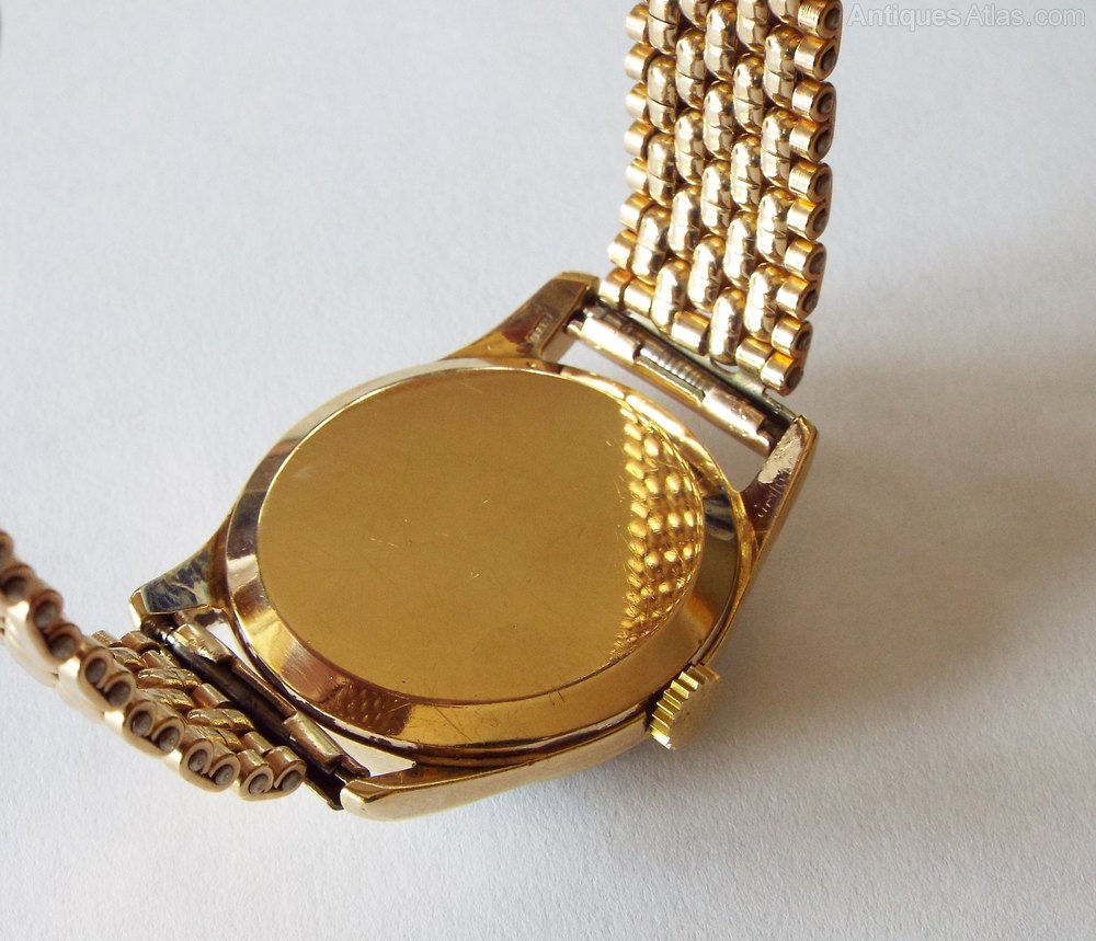 Antiques Atlas A Gents 9 Carat Gold Omega Wrist Watch, 1960 as170a4057