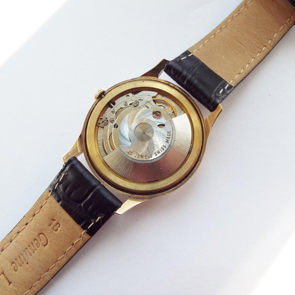 Antiques Atlas A Gents 9 Carat Gold Wrist Watch Made For Garrard