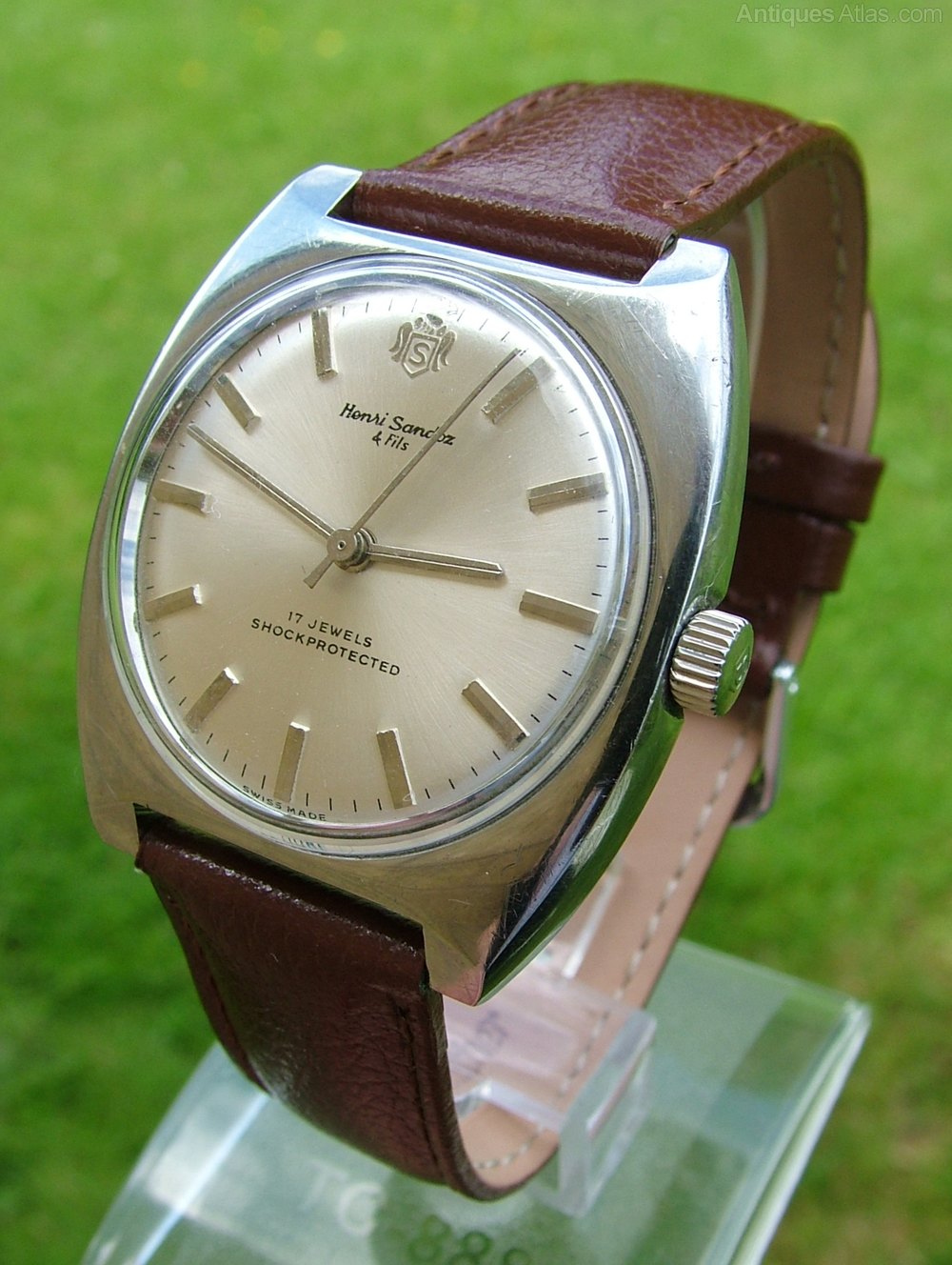 Henri sandoz watch price clearance