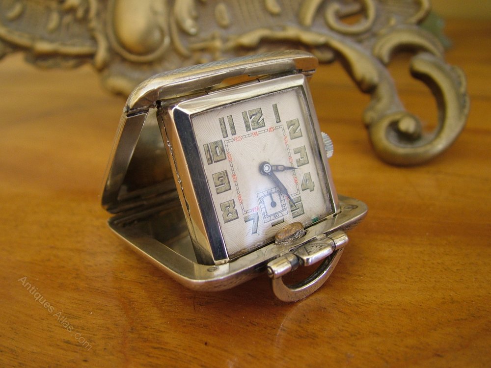 Antiques Atlas A Lady’s 1930s Art Deco Silver Purse Watch as170a3015