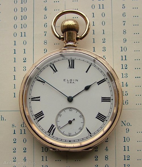 Antiques Atlas A Vintage 1920s Elgin Pocket as170a3997