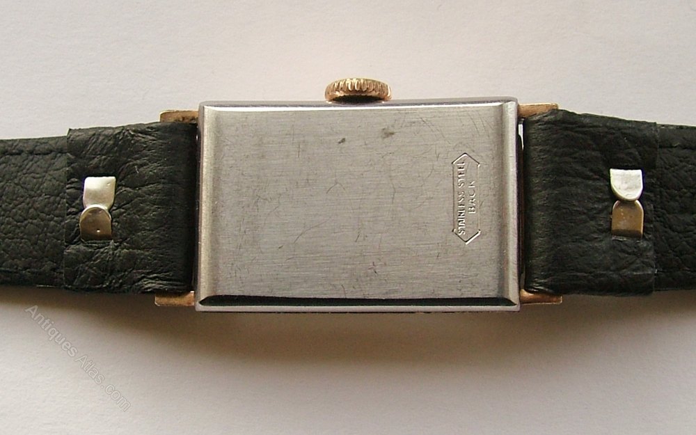 Antiques Atlas - A Vintage 1940s Art Deco Roamer Sport Wrist Watch