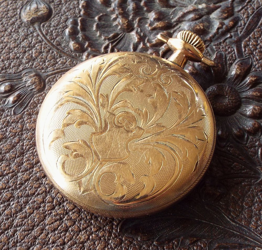 Antiques Atlas An Ornate Antique Open Faced Pioneer Pocket Watch