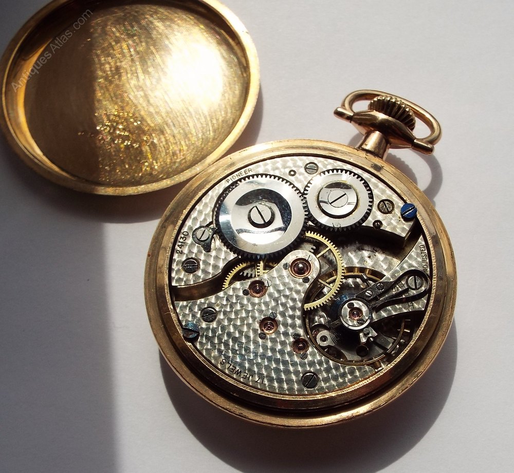 Antiques Atlas An Ornate Antique Open Faced Pioneer Pocket Watch