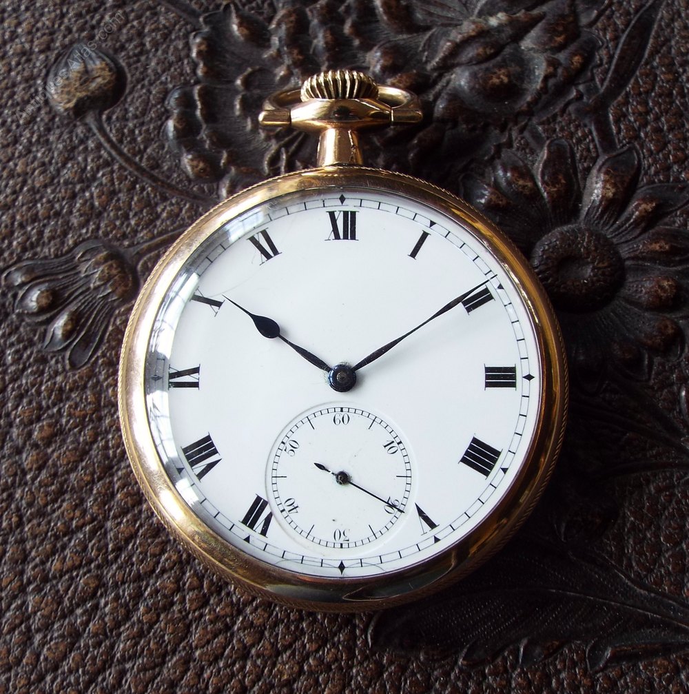 Antiques Atlas An Ornate Antique Open Faced Pioneer Pocket Watch