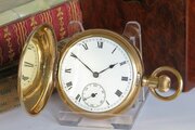 Antique 1920s Lonville Full Hunter Pocket Watch