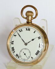 Antique 1920s Record Stem Winding Pocket Watch