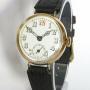 Antique 9ct gold trench watch, Rotherhams, 1922