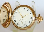 Antique Buren Full Hunter Pocket Watch