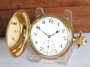 Antique Cyma Full Hunter Pocket Watch