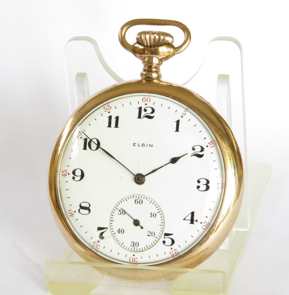 Antiques Atlas Antique Elgin Pocket Watch 1917
