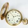 Antique Helvetia half hunter pocket watch