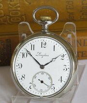 Antique Longines Pocket Watch, 1918