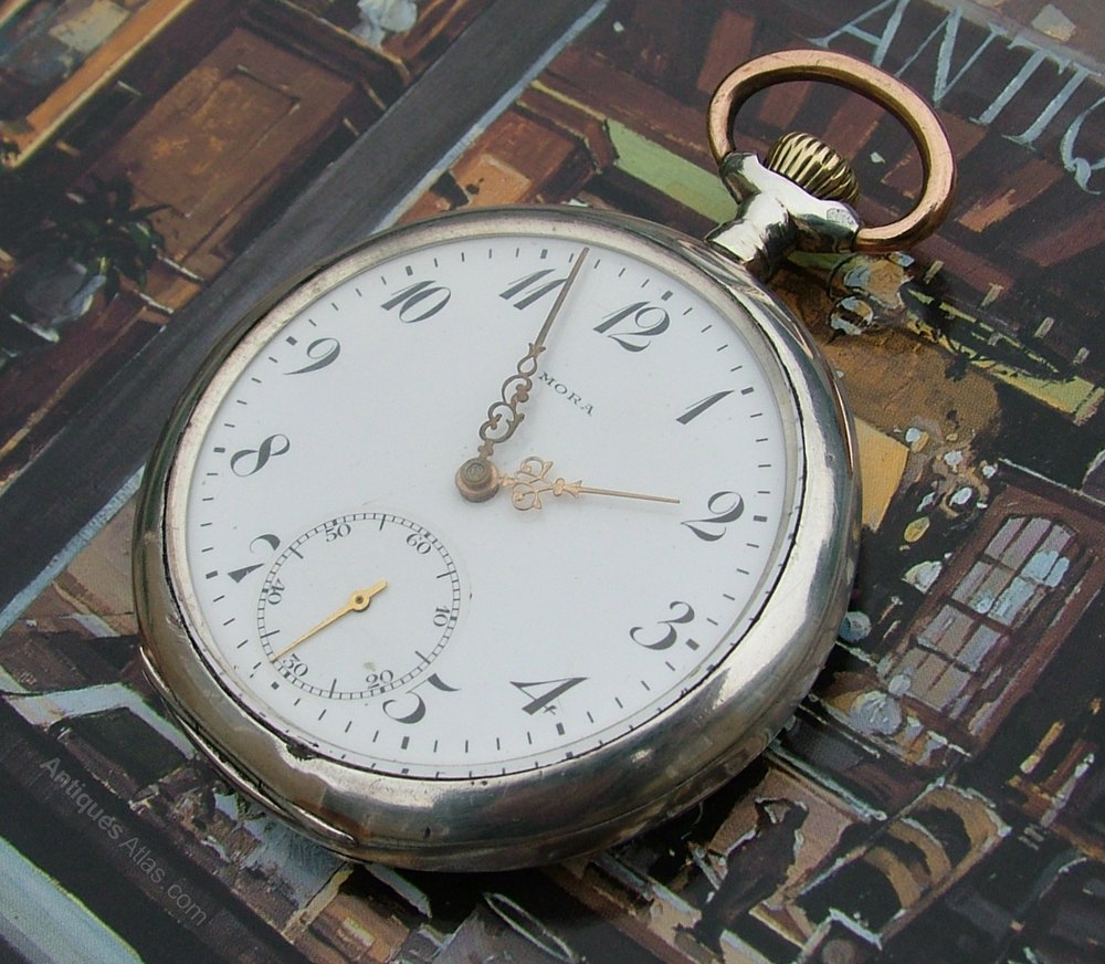 Antiques Atlas Antique Mora Pocket Watch From Louis Brandt