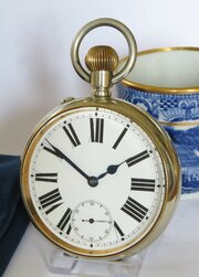 Antique Omega Goliath Pocket Watch