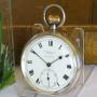 Antique ‘The County’ English silver pocket watch
