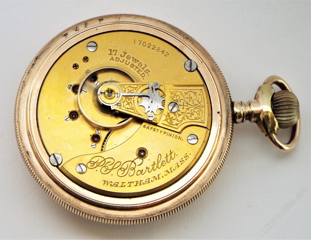 Antiques Atlas Antique Waltham Bartlett Pocket Watch, 1908