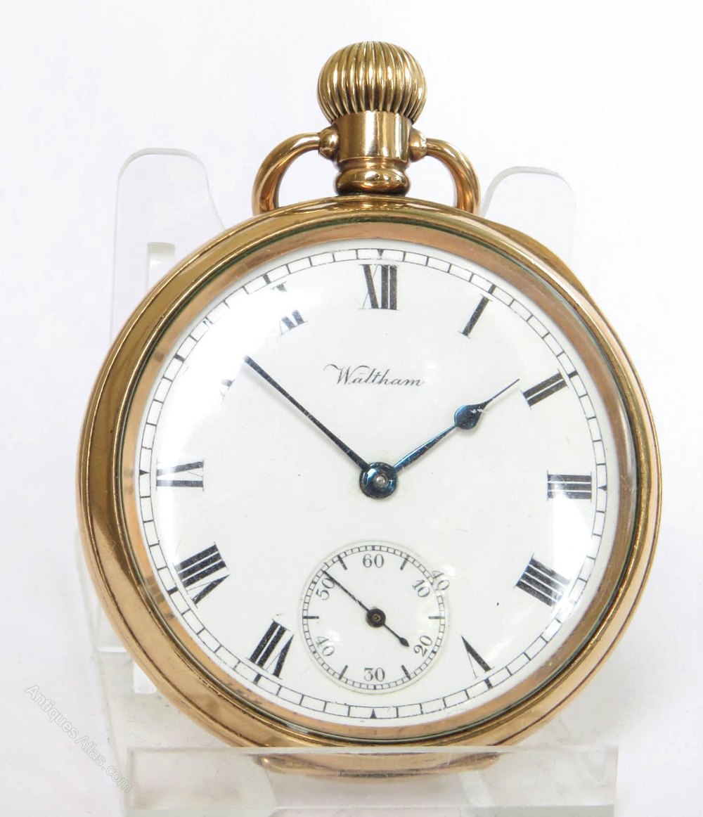 Antiques Atlas Antique Waltham Pocket Watch, 1928