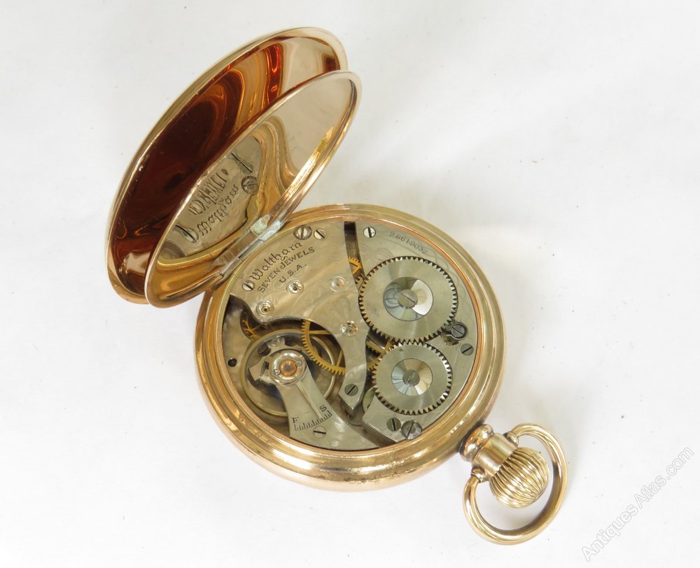 Antiques Atlas Antique Waltham Pocket Watch, 1928